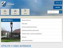 Tablet Screenshot of obecsvidnice.cz